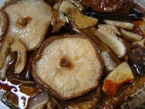 cooking with shitake mushrooms can help build immunity