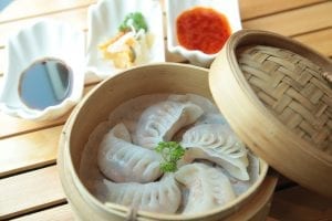 steamed dumplings for Lunar New year